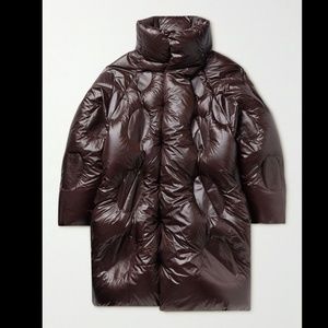 NWT MONCLER GENIUS Dingyun Zhang Iaphia Quilted Glossed-Shell Down Coat $3,760